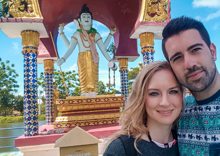 Wat Plai Laem temple in Koh Samui