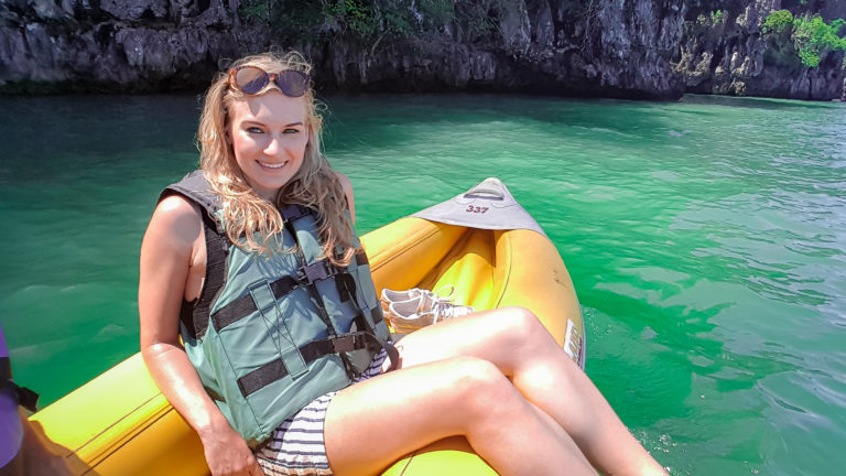 Canoeing at the Mangrove Forest during the James Bond Island Tour in Phuket Thailand