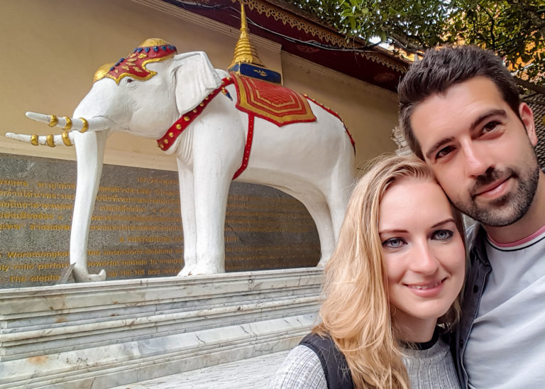 White Elephant Temple in Chiang Mai (North Thailand)