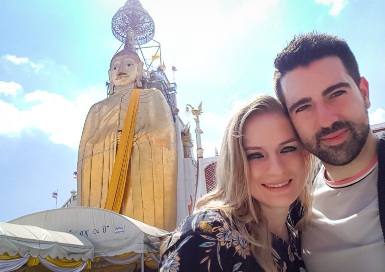 Standing Buddha in Bangkok