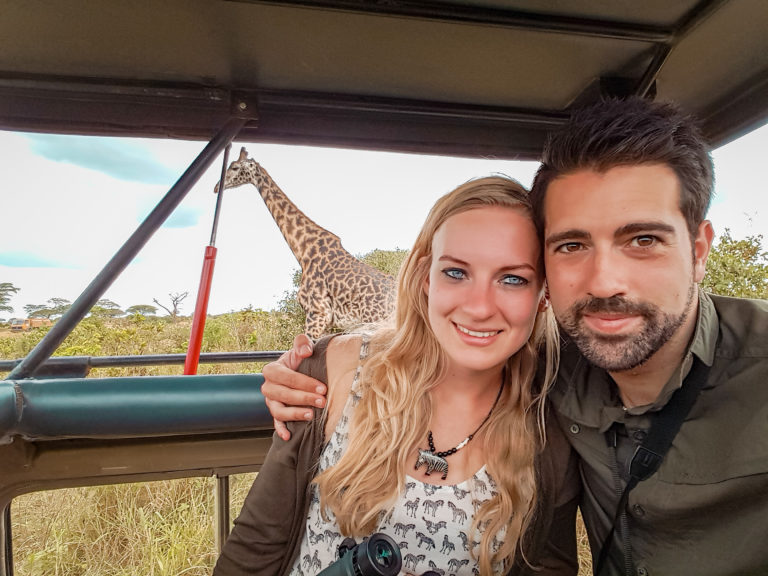 Watching the giraffes at Serengeti National Park - Tanzania - Africa