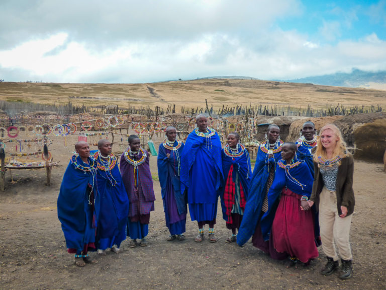 Welcome dance at the Maasai tribe - Ngorongoro - Tanzania