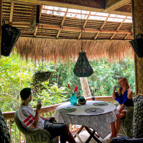 Our jungle hut at Bali Dacha in Ubud