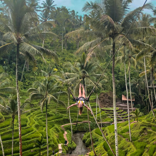 Terrace River Pool Swing in Bali ~ YVETTHEWORLD