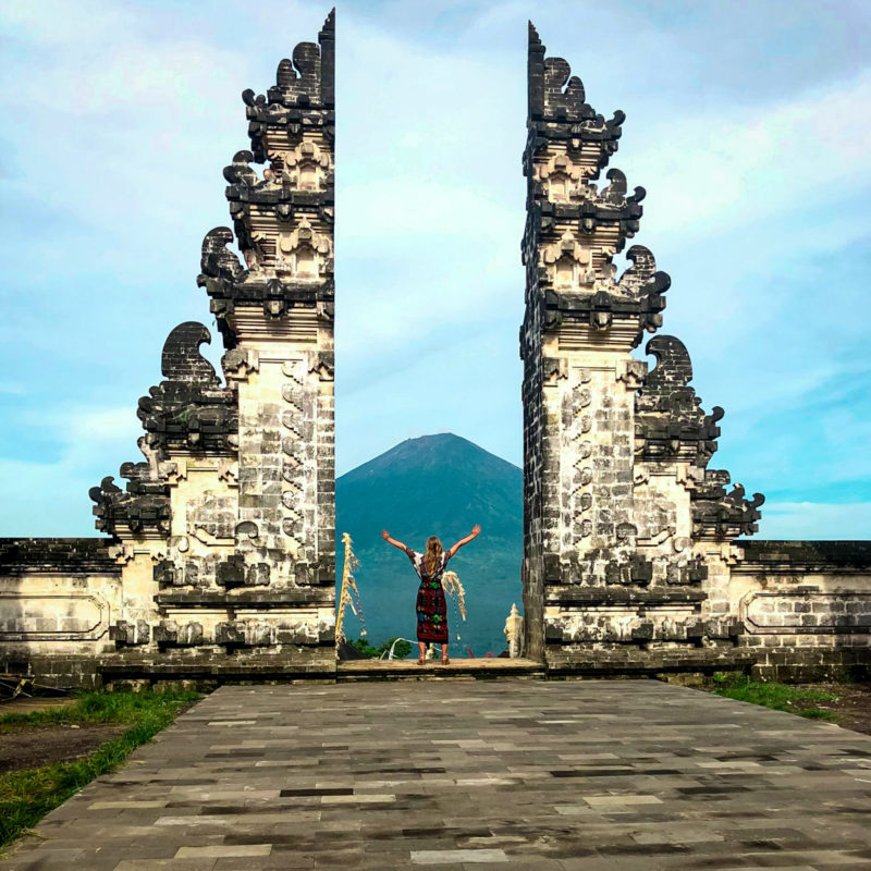 Gates to Heaven at the Lempuyang temple in Bali
