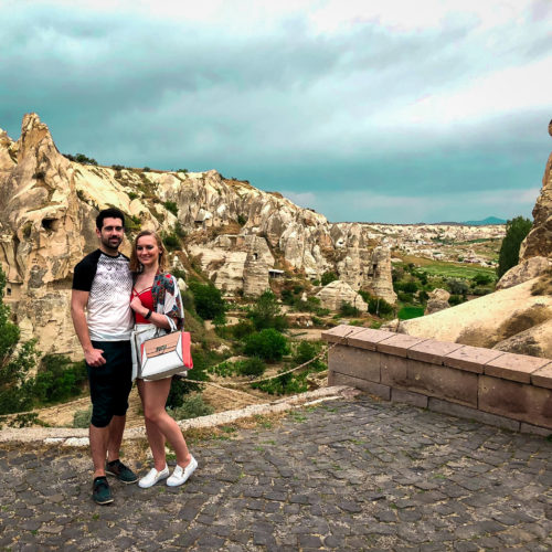 Views from the exit of the Goreme Open Air museum in Cappadocia