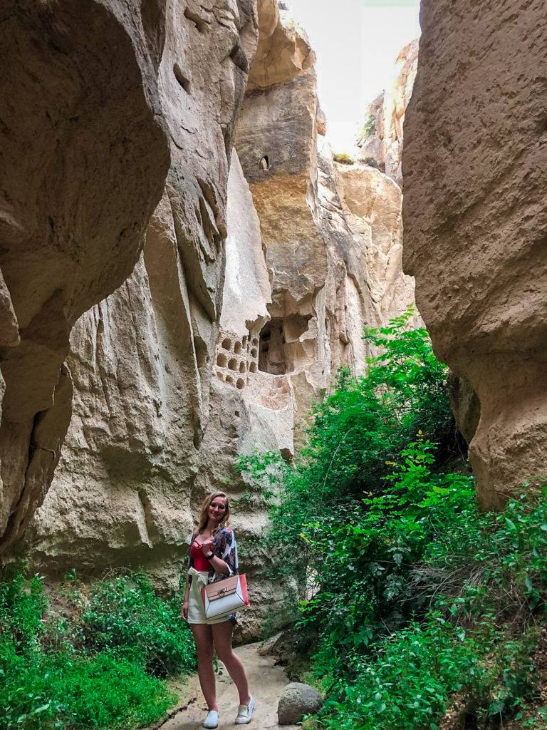 Leaving the Goreme Canyon in Cappadocia