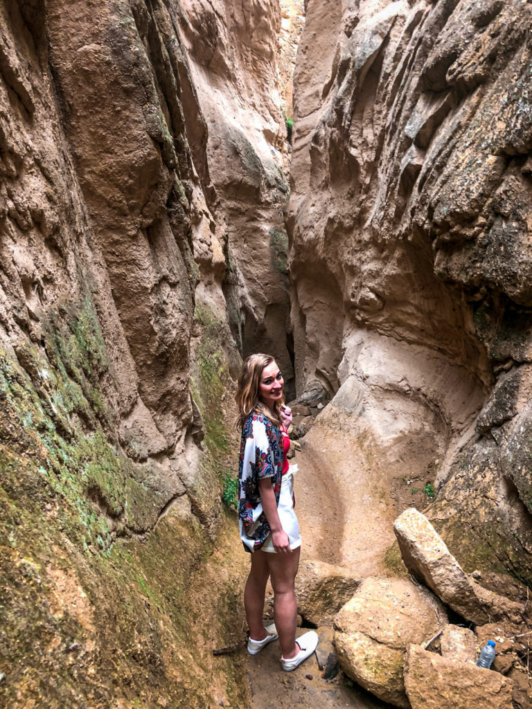 Gap in the Goreme Canyon in Cappadocia