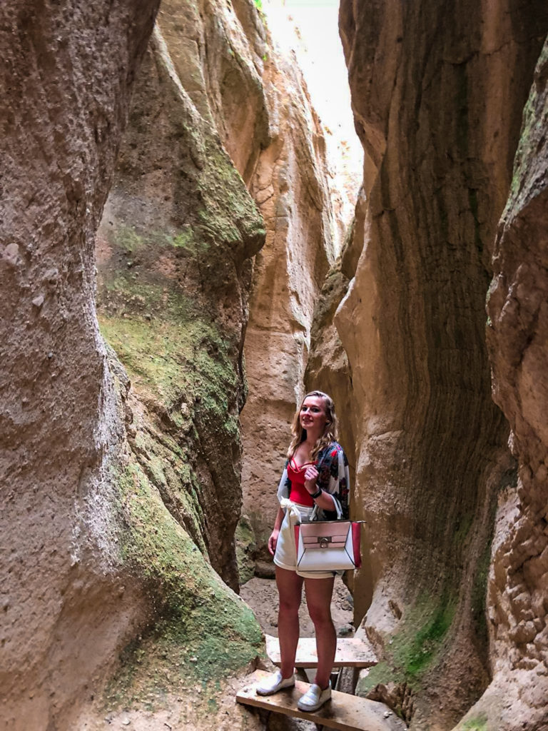 Inside the Goreme Canyon in Cappadocia