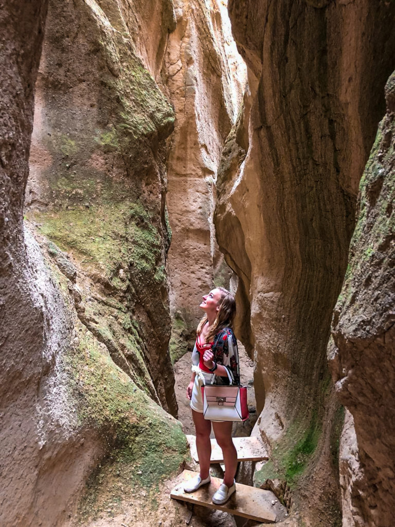 Inside the Goreme Canyon in Cappadocia