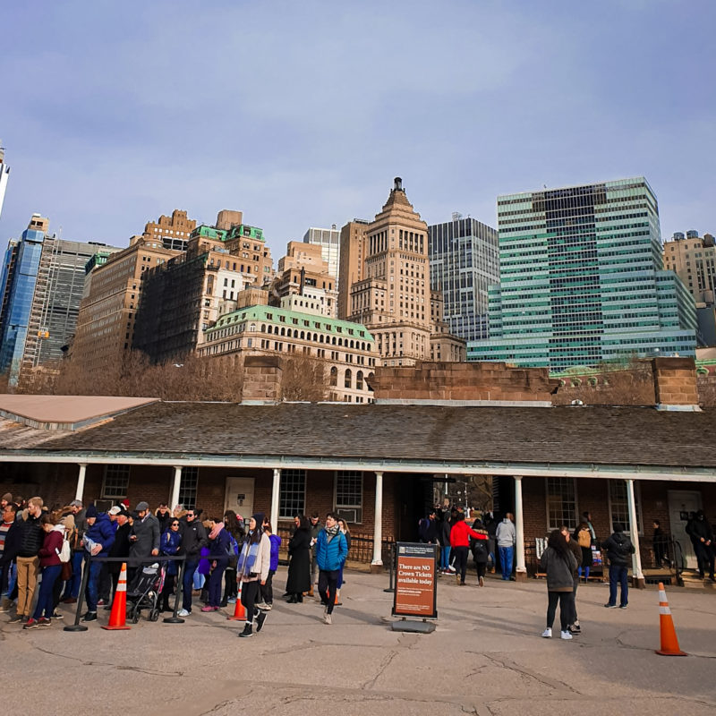 Castle Clinton - the official ticket selling point for ferries to the Statue of Liberty