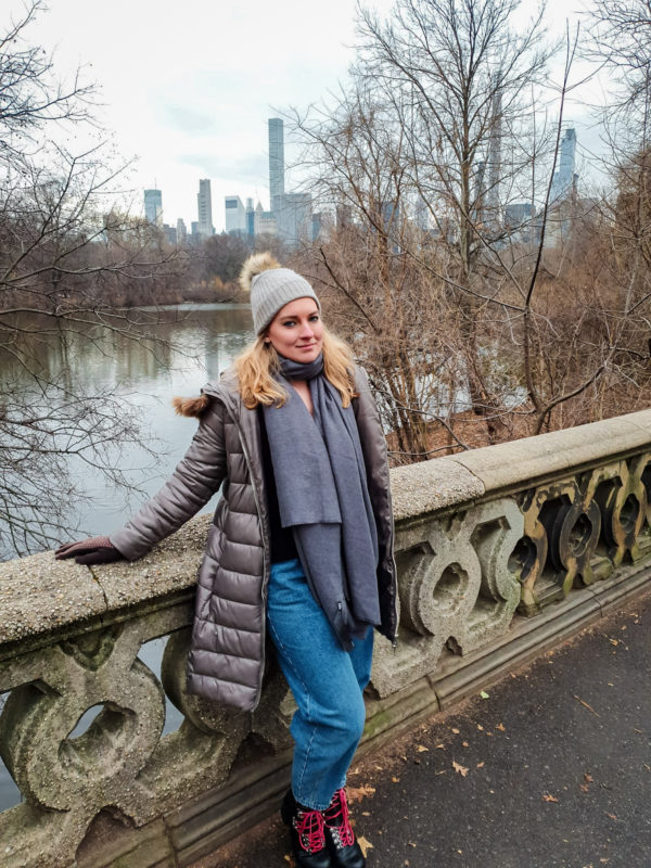 The Balcony Bridge in Central Park New York