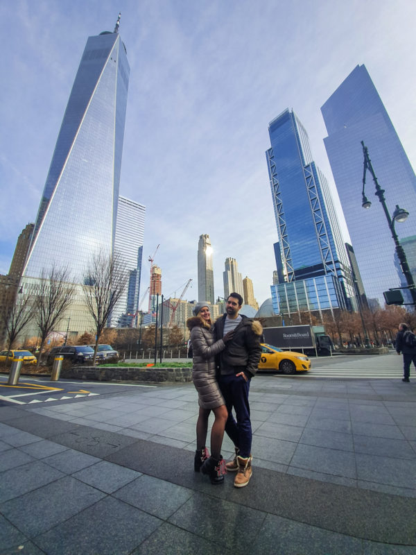 Outside the One World Trade Center