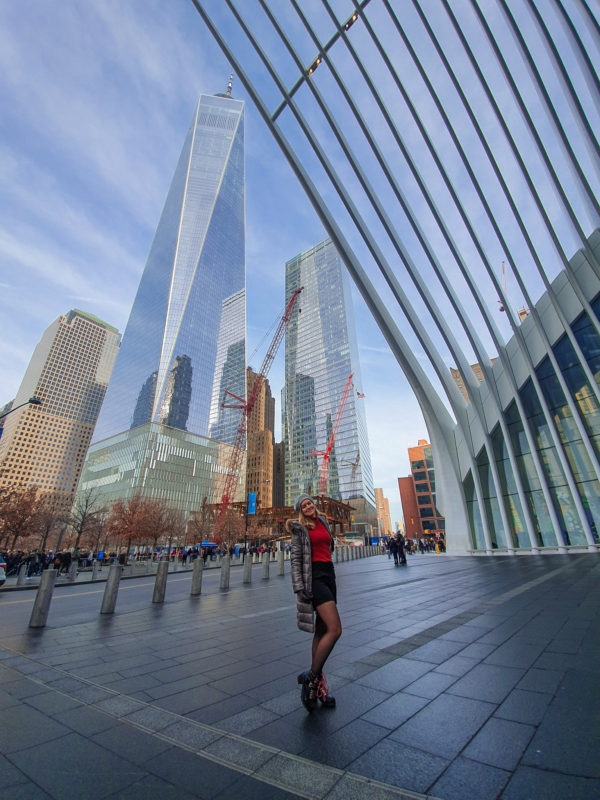 Outside the One World Trade Center