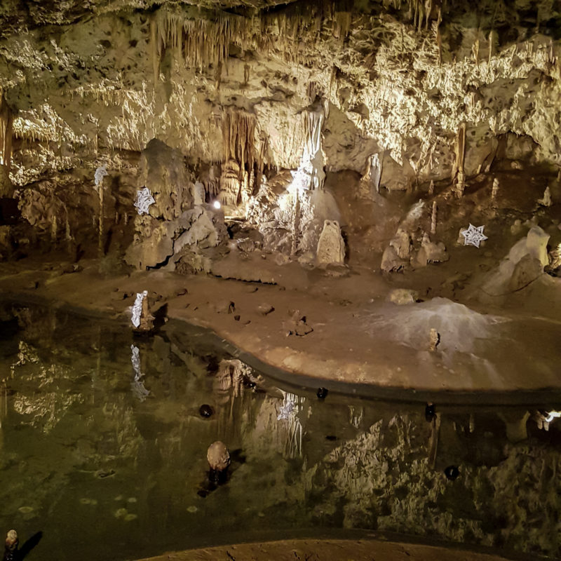 Inside the Punkva Caves of Moravian Karst (Czech Republic)