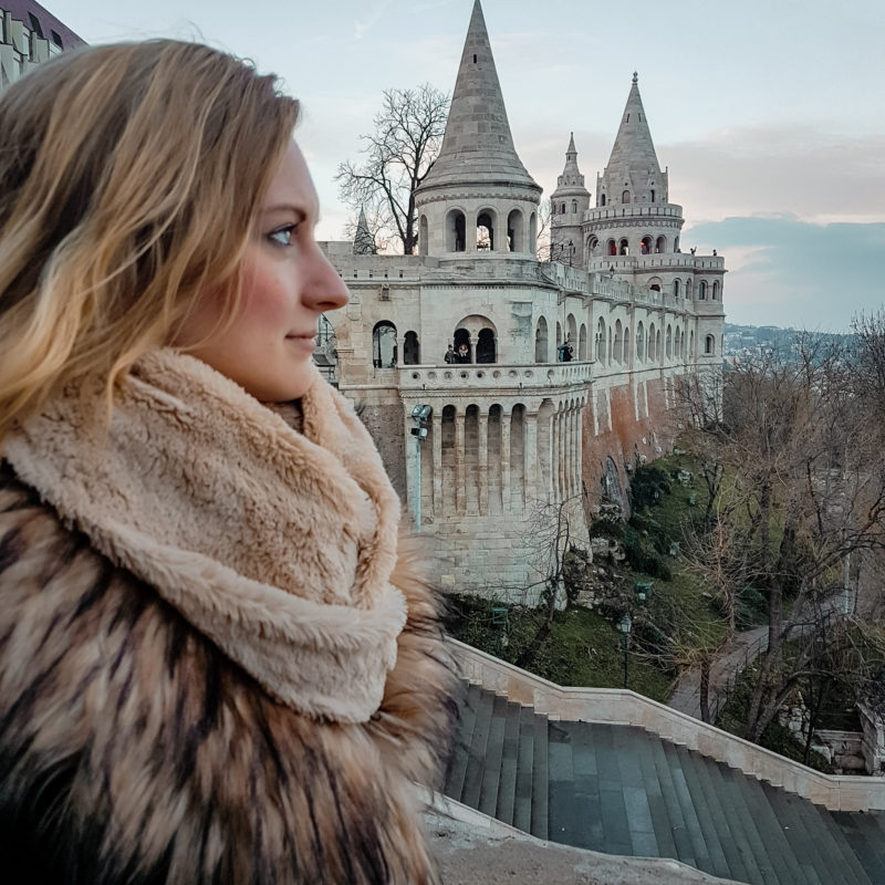 Views from the Fisherman's Bastion in Budapest, Hungary