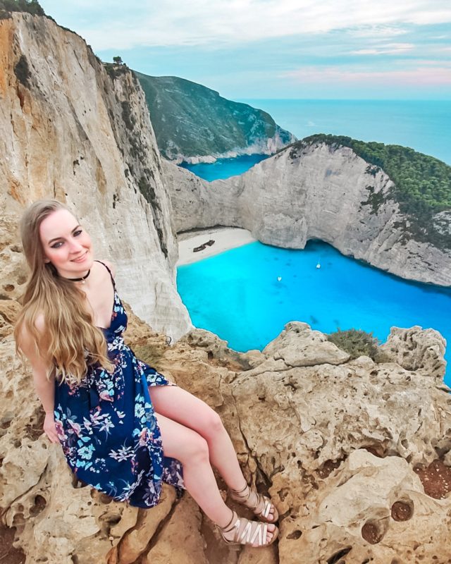 Best views at the Shipwreck Beach Viewpoint in Zakynthos, Greece
