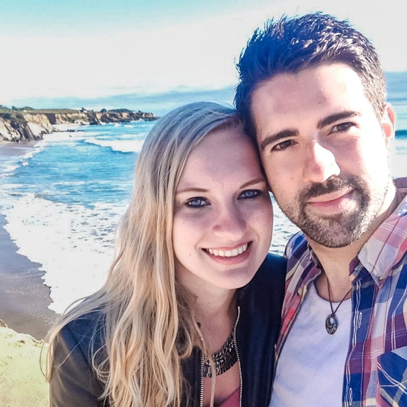 Selfie of Couple in Pacific Coast Highway, USA