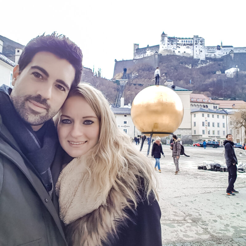 Couple in Salzburg, Austria