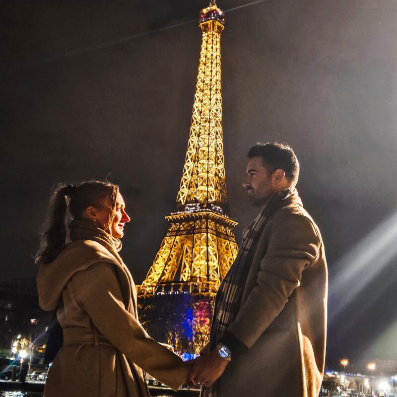 Romantic Getaway - Things to do for Couples in Paris - Eiffel Tower at Night