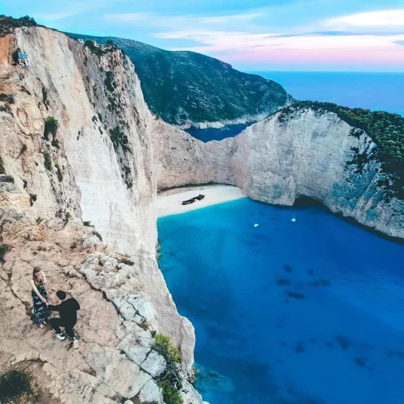 Things to do for couples in Zakynthos, Greece - Shipwreck Beach Viewpoint
