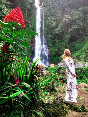 Magical Gitgit waterfall in Bali