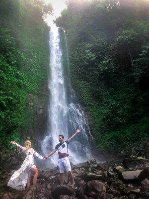 Magical Gitgit waterfall in Bali