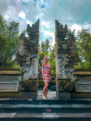 Gates in the garden of Natya Resort Ubud