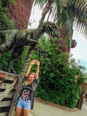 Jurassic Park ride in Universal Studios (Los Angeles - California - USA)