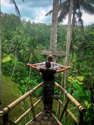 Jungle views at the Gunung Kawi temple in Ubud Bali