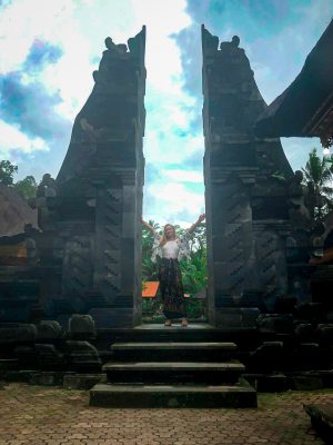Gate at the Gunung Kawi temple in Ubud Bali
