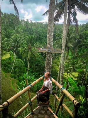 Jungle views at Gunung Kawi temple in Ubud Bali