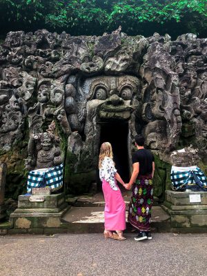 Elephant Cave at Goa Gajah temple in Ubud Bali